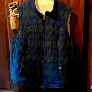 Croft & Barrow Reversible vest Size PXL. NWOT